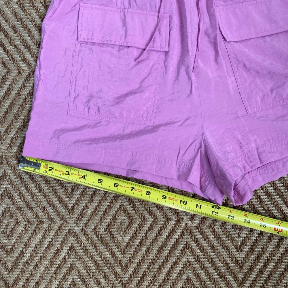 NWOT Pull & Bear Pink drawstring shorts - Picture 8 of 9